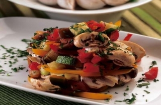 Ensalada de verduras primavera